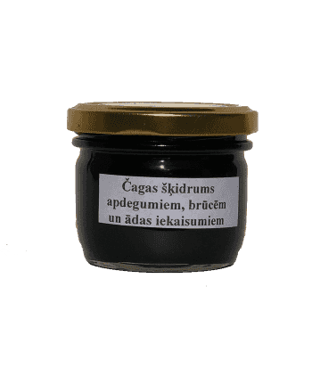 Chaga's fluid for burns and wounds